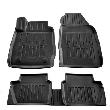 Ford Fiesta 5D (2008-2019) λαστιχένια μαύρα πατάκια σκαφάκια RACE AXION - 5τμχ