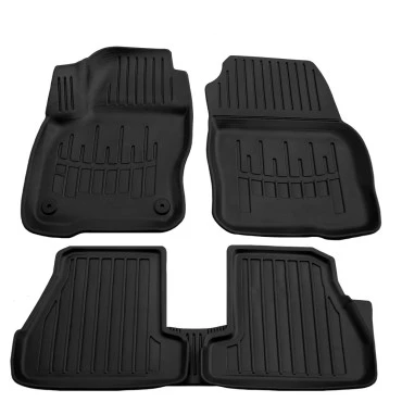 Ford Focus 4/5D (2011-2018) λαστιχένια μαύρα πατάκια σκαφάκια RACE AXION - 5τμχ