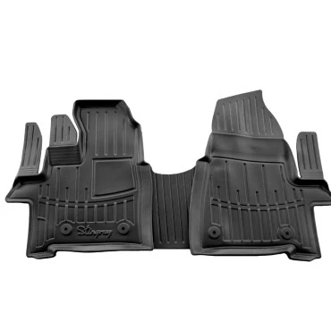 Ford Tourneo Custom (2012-2023) λαστιχένια μαύρα πατάκια σκαφάκια RACE AXION - 2τμχ