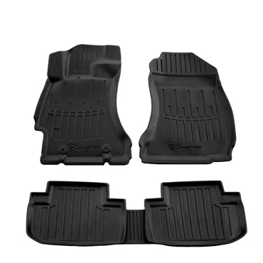 Subaru Forester 2012-2018 λαστιχένια μαύρα πατάκια σκαφάκια RACE AXION - 5τμχ