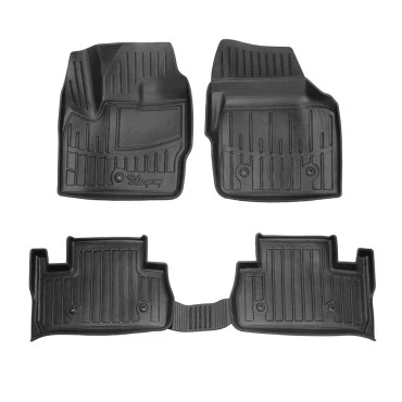 Land Rover Freelander L359 (2006-2014) λαστιχένια μαύρα πατάκια σκαφάκια RACE AXION - 4τμχ