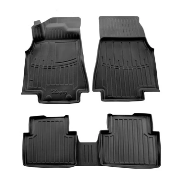 Mercedes B-class W245 (2005-2011) λαστιχένια μαύρα πατάκια σκαφάκια RACE AXION - 4τμχ