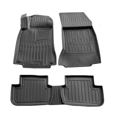 Mercedes B-class W246 (2011-2018) λαστιχένια μαύρα πατάκια σκαφάκια RACE AXION - 4τμχ