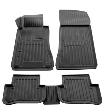 Mercedes C-class W203 4/5D (2001-2007) λαστιχένια μαύρα πατάκια σκαφάκια RACE AXION - 4τμχ