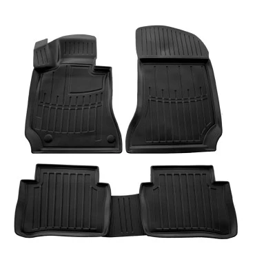 Mercedes E-class W212 (2009-2016) / CLS (C218) 5D (2011-2016) λαστιχένια μαύρα πατάκια σκαφάκια RACE AXION - 4τμχ 