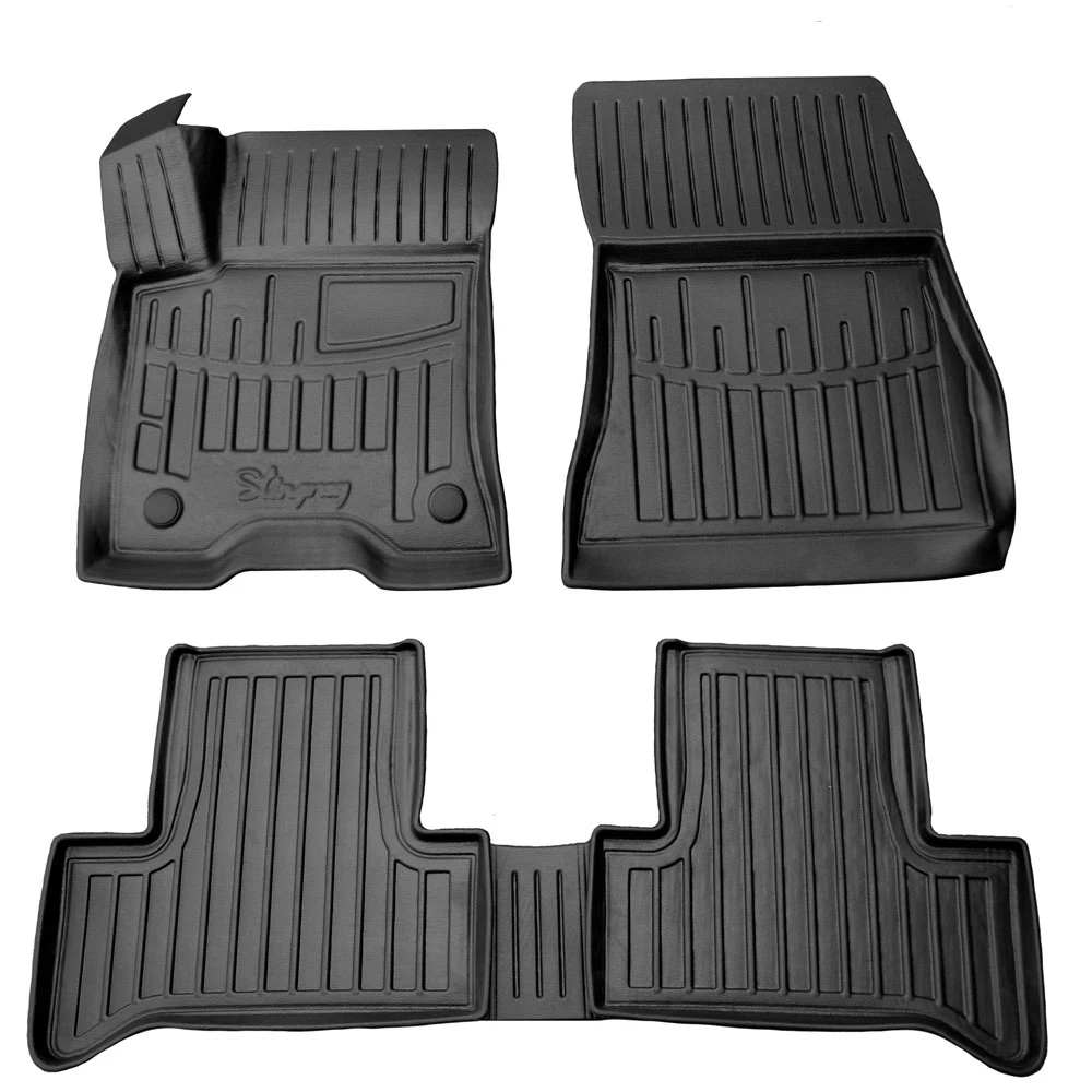 Mercedes EQA (H243) 5D (2021+) λαστιχένια μαύρα πατάκια σκαφάκια RACE AXION - 4τμχ