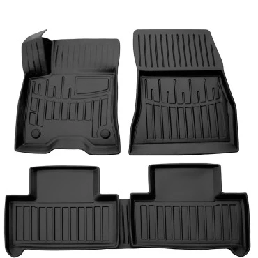 Mercedes EQB (X243) 5D (2021+) λαστιχένια μαύρα πατάκια σκαφάκια RACE AXION - 4τμχ