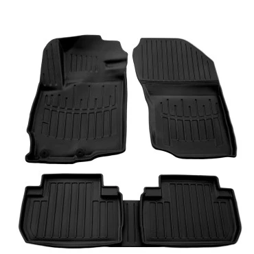 Mitsubishi Outlander 5D (2012-2021) λαστιχένια μαύρα πατάκια σκαφάκια RACE AXION - 4τμχ
