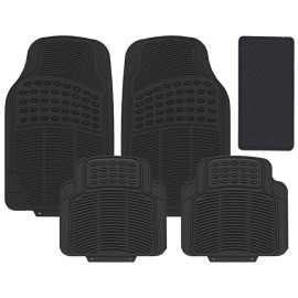 Πατάκια αυτοκινήτου Sport Fidelity μαύρα 5τμχ