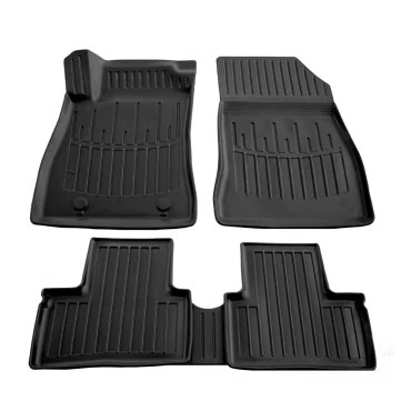 Nissan Juke (2010-2019) λαστιχένια μαύρα πατάκια σκαφάκια RACE AXION - 5τμχ