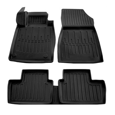 Nissan Juke F16 (2019+) λαστιχένια μαύρα πατάκια σκαφάκια RACE AXION - 5τμχ