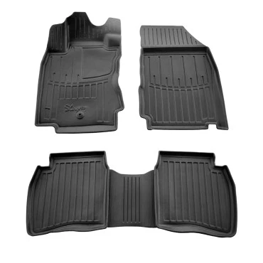 Nissan Note E11 (2004-2013) λαστιχένια μαύρα πατάκια σκαφάκια RACE AXION - 4τμχ