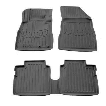 Nissan Note E12 (2012+)  λαστιχένια μαύρα πατάκια σκαφάκια RACE AXION - 4τμχ