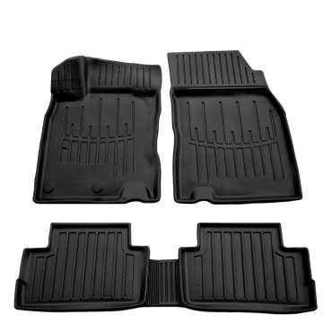 Nissan Qashqai J11 (2014-2021) λαστιχένια μαύρα πατάκια σκαφάκια RACE AXION - 4τμχ