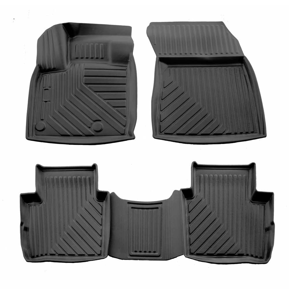 Nissan Qashqai J12 (2021+) λαστιχένια μαύρα πατάκια σκαφάκια RACE AXION - 4τμχ