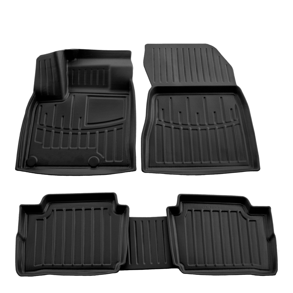 Nissan Qashqai J12 E-power (2021+) λαστιχένια μαύρα πατάκια σκαφάκια RACE AXION - 4τμχ