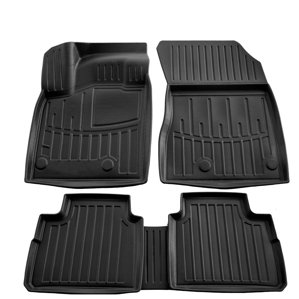 Nissan Rogue (T33) (2021+) / Nissan X-Trail (T33) 5D (2021+) λαστιχένια μαύρα πατάκια σκαφάκια RACE AXION - 4τμχ