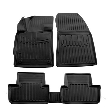 Opel Astra L 5D (2021+) / Peugeot 308 (2021+) λαστιχένια μαύρα πατάκια σκαφάκια RACE AXION - 4τμχ