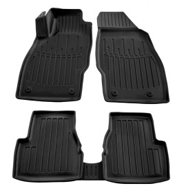 Opel Corsa D 5D (2006-2014)  λαστιχένια μαύρα πατάκια σκαφάκια RACE AXION - 4τμχ