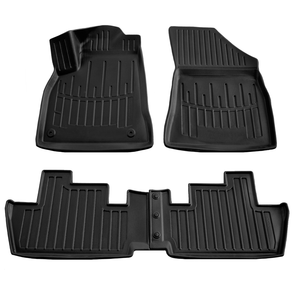 Peugeot 3008 5D (2009-2016) λαστιχένια μαύρα πατάκια σκαφάκια RACE AXION - 4τμχ