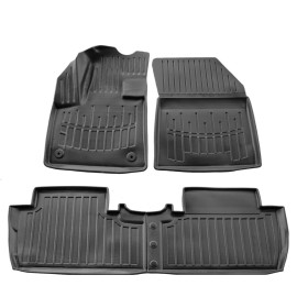 Peugeot 5008 5D (2017+) λαστιχένια μαύρα πατάκια σκαφάκια RACE AXION - 4τμχ