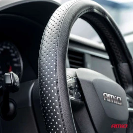Κάλυμμα τιμονιού 37/39cm AMiO SWC-27 μαύρο με διαμαντάκια