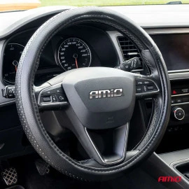 Κάλυμμα τιμονιού 37/39cm AMiO SWC-27 μαύρο με διαμαντάκια