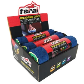 Πετσέτα microfiber 30x40cm Feral ρολό 6 τεμαχίων Πετσέτα microfiber 30x40cm Feral ρολό 6 τεμαχίων