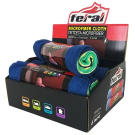 Πετσέτα microfiber 30x40cm Feral ρολό 6 τεμαχίων Πετσέτα microfiber 30x40cm Feral ρολό 6 τεμαχίων