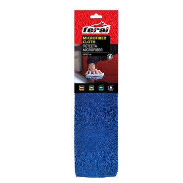 Πετσέτα καθαρισμού Microfiber επαγγελματική Feral 64x42cm 1τμχ