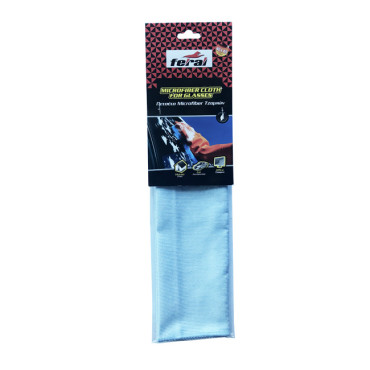 Πετσέτα καθαρισμού microfiber ειδική για τζάμια επαγγελματική Feral 40x40cm 1 τεμάχιο