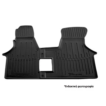 Audi Q5 E-Tron 5D (2021+) / VW ID.6 (2021+) λαστιχένια μαύρα πατάκια σκαφάκια RACE AXION - 2τμχ