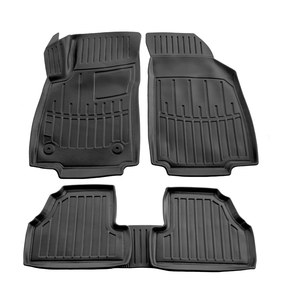 Chevrolet Trax 5D (2012-2021) / Opel Mokka A 5D (2012-2021) λαστιχένια μαύρα πατάκια σκαφάκια RACE AXION - 4τμχ