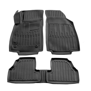 Chevrolet Trax 5D (2012-2021) / Opel Mokka A 5D (2012-2021) λαστιχένια μαύρα πατάκια σκαφάκια RACE AXION - 4τμχ