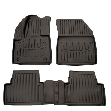 Citroen C5 Aircross 5D (2018+) λαστιχένια μαύρα πατάκια σκαφάκια RACE AXION - 4τμχ