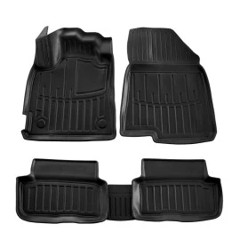 Dacia Sandero 5D (2020+) / Sandero Stepway 5D (2020+) λαστιχένια μαύρα πατάκια σκαφάκια RACE AXION - 4τμχ