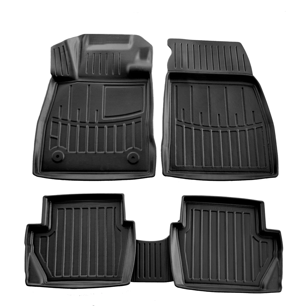 Ford Puma 5D (2019+) λαστιχένια μαύρα πατάκια σκαφάκια RACE AXION - 4τμχ