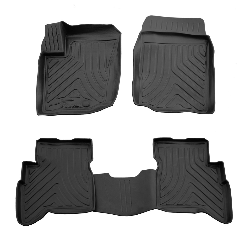 Suzuki Grand Vitara 5D (1998-2005) λαστιχένια μαύρα πατάκια σκαφάκια RACE AXION - 4τμχ