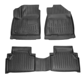 Kia Soul EV (SK3) (2019+) 5 Door λαστιχένια μαύρα πατάκια σκαφάκια RACE AXION - 4τμχ