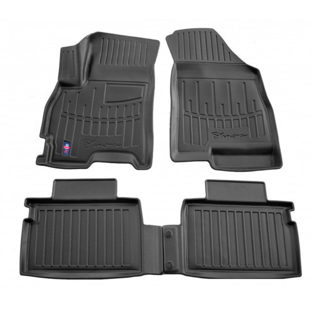 Chery Tiggo 7 (2016-2020) / Tiggo 7 Pro (2020+) 5 Door λαστιχένια μαύρα πατάκια σκαφάκια RACE AXION - 4τμχ