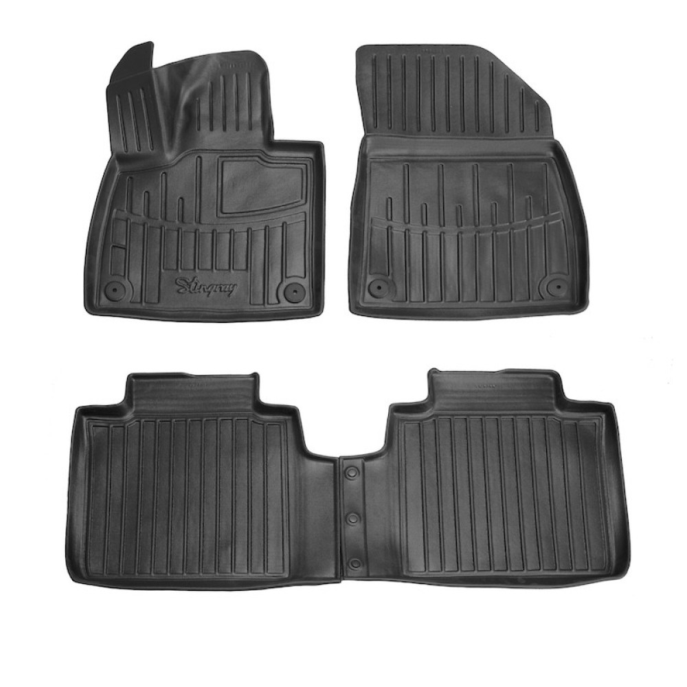 Zeekr 7X (2024+) 5 Door λαστιχένια μαύρα πατάκια σκαφάκια RACE AXION - 4τμχ