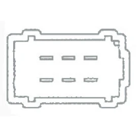 Renault Megane II 2002-2012 διακόπτης παραθύρων μονός (ΟΕ 8200414961) - 1τμχ