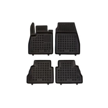 Ford Tourneo Courier (2023+) λαστιχένια μαύρα πατάκια σκαφάκια Rezaw Plast - 4τμχ