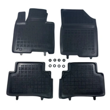 Hyundai Tucson (2024+) Plug-in Hybrid (PHEV), facelift λαστιχένια μαύρα πατάκια σκαφάκια Rezaw Plast - 4τμχ