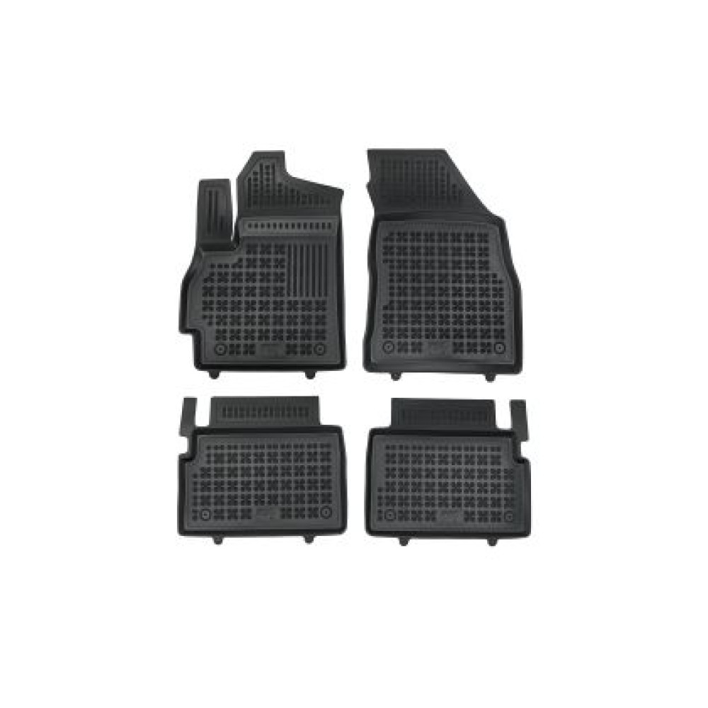 Omoda 5 (2022+) λαστιχένια μαύρα πατάκια σκαφάκια Rezaw Plast - 4τμχ