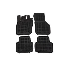 Skoda Octavia (2024+) liftback Mild Hybrid facelift λαστιχένια μαύρα πατάκια σκαφάκια Rezaw Plast - 4τμχ 