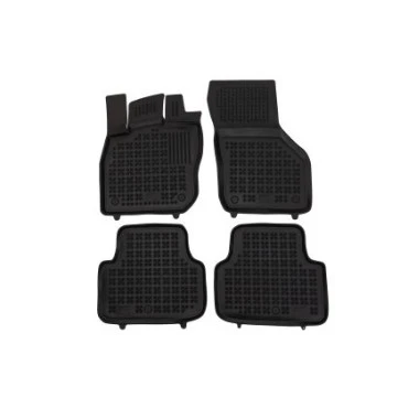 Skoda Octavia (2024+) liftback Mild Hybrid facelift λαστιχένια μαύρα πατάκια σκαφάκια Rezaw Plast - 4τμχ 