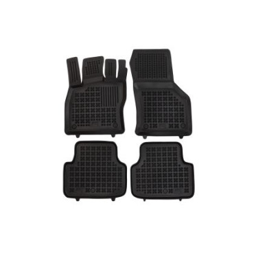 Skoda Octavia (2024+) liftback facelift except hybrid λαστιχένια μαύρα πατάκια σκαφάκια Rezaw Plast - 4τμχ