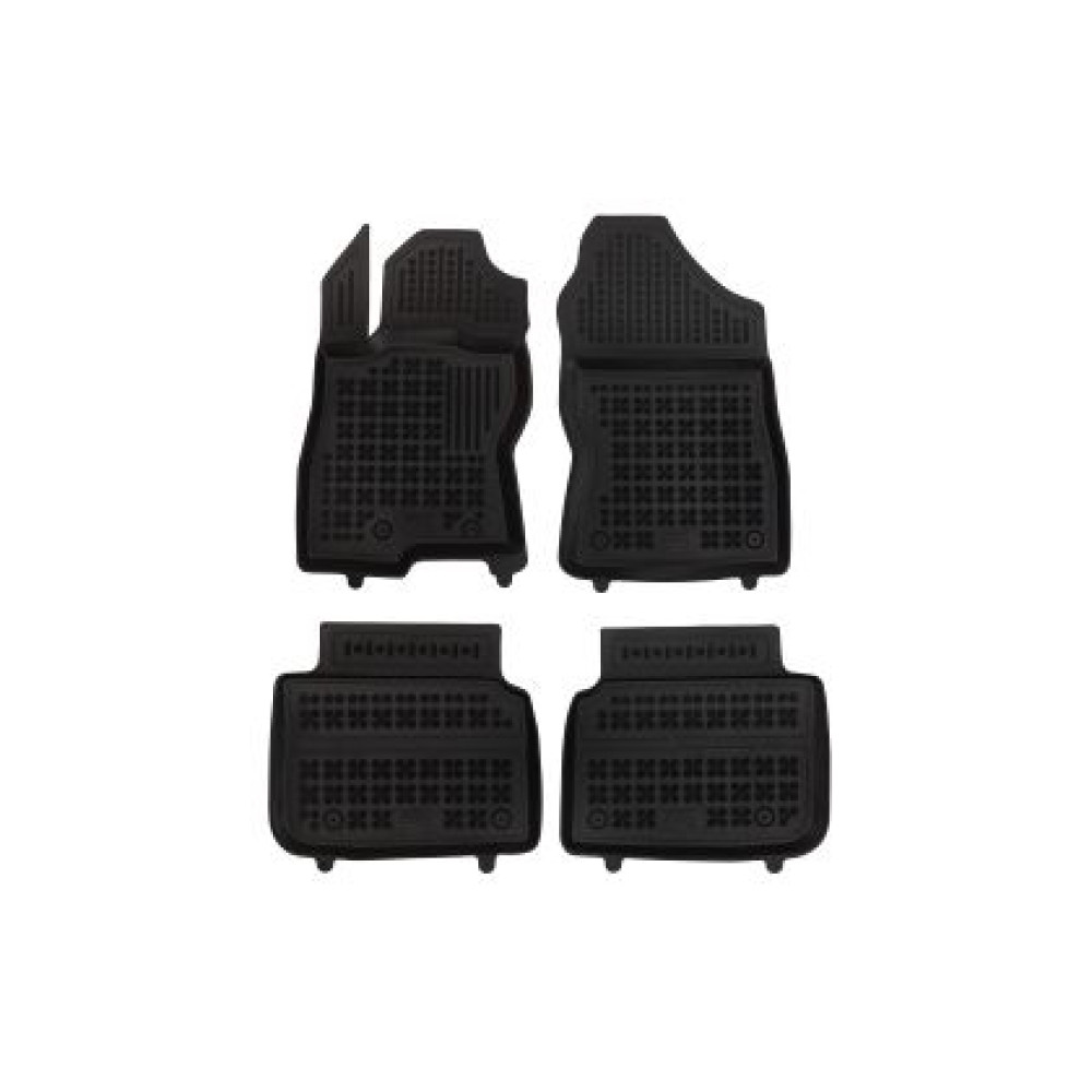 Subaru Crosstrek (2023+) λαστιχένια μαύρα πατάκια σκαφάκια Rezaw Plast - 4τμχ