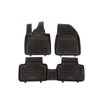 Volvo EX30 (2023+) λαστιχένια μαύρα πατάκια σκαφάκια Rezaw Plast - 3τμχ